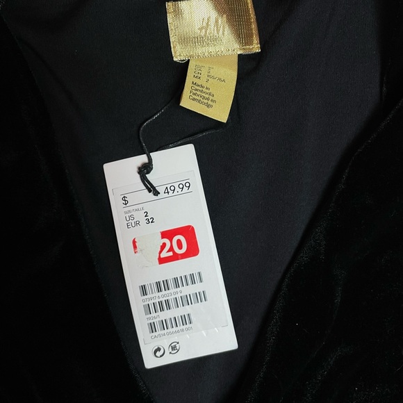 H&M velvet dress - Picture 2 of 2